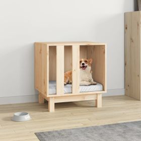 Dog House Natural Solid pine wood 19.7x15.7x20.5 in Simplistic