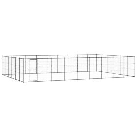 Outdoor Dog Kennel Steel 703.3 ft²