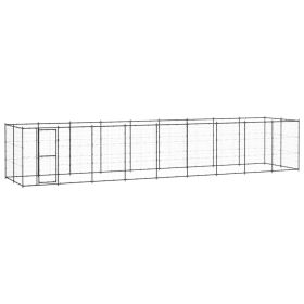 Outdoor Dog Kennel Steel 234.4 ft²